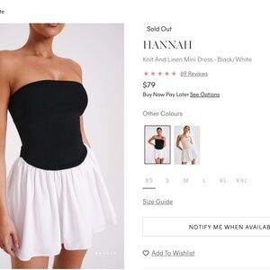 Meshki Knit Hannah Dress Size Medium